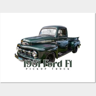 1951 Ford F1 Pickup Truck Posters and Art